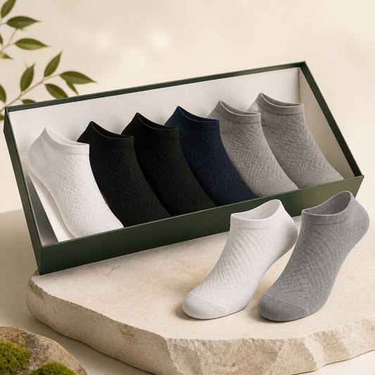 Pack de chaussettes basses Alessio Chaussettes en quatre coloris
